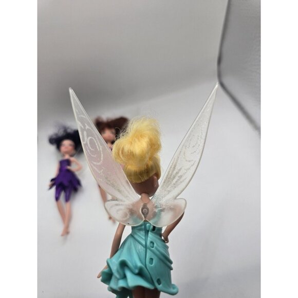Sparkle Disney Fairies Secret Of The Wings 5" Figures Lot Of 4 One Broken Wing - Picture 5 of 10